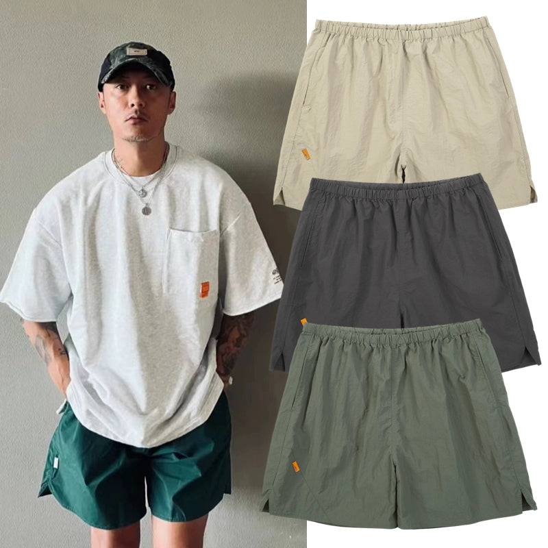Summer shorts thin retro fashion brand all-matching nylon five-pants