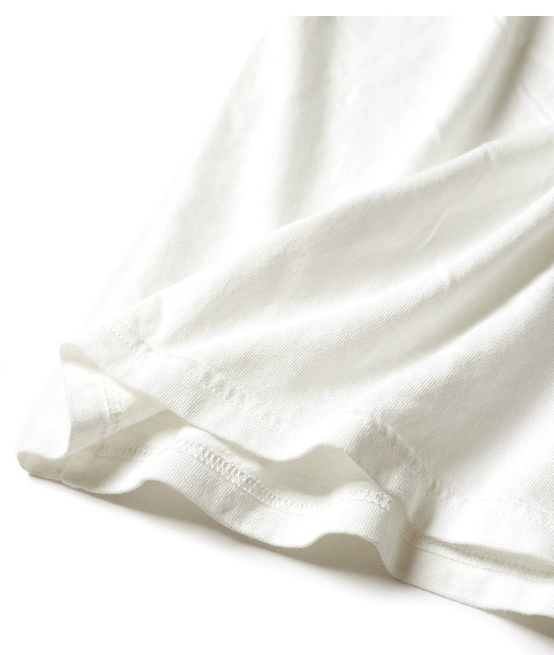 Japanese casual unisex trend print logo short sleeve T-shirt