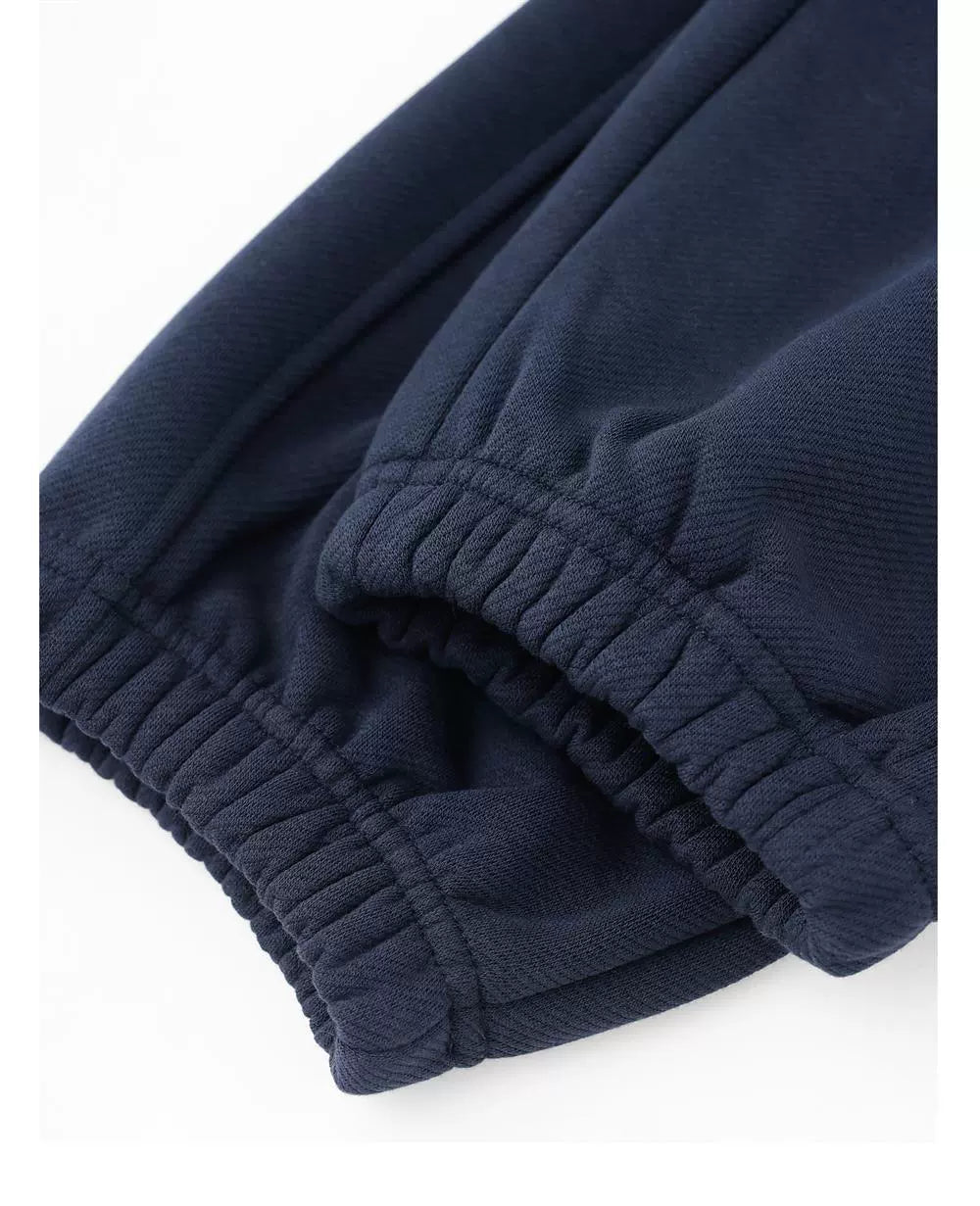 400g heavy navy blue twill fleece corset sweatpants casual fleece warm unisex style