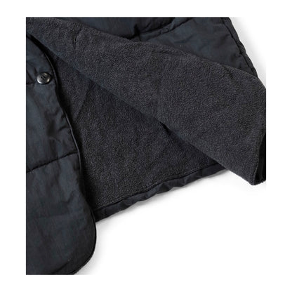 23AW  Japanese casual mid-length five-point quilt wrap cotton jacket