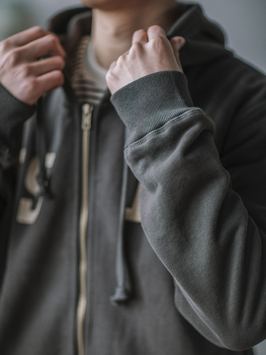 Heavy Zip Hoodie – American Retro Military Print Workwear Thickened Unisex – hoodie | japanese streetwear | vintage workwear | unisex | Yamalinclothes
