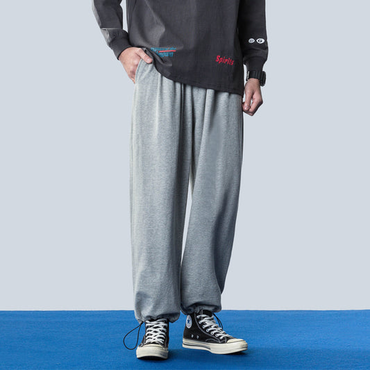 Sweatpants for men and women loose leggings casual pants spring and summer men's pants trendy brand harem pants plus size couple pants