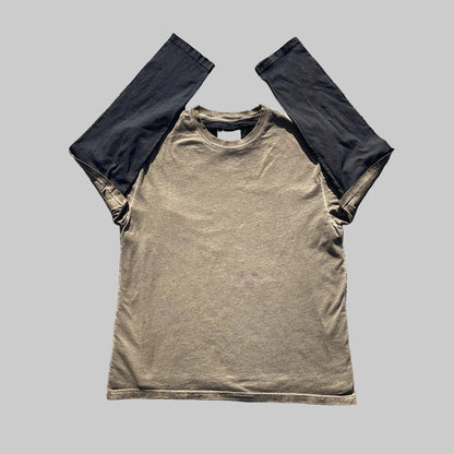 Two distressed trendy couple plus size loose college long-sleeved T-shirts – Japanese vintage | yamalin clothes | Yamalinclothes