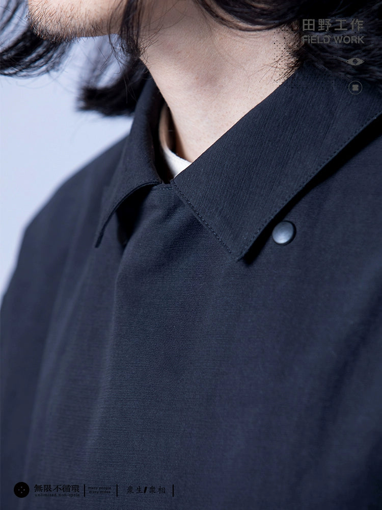 Original men's asymmetrical split casual large-profile lapel jacket coat d