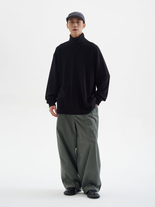 Enzyme Washed Vintage Silhouette Commuter Deck Straight Loose Loose All Season Casual Pants Men's and Women's