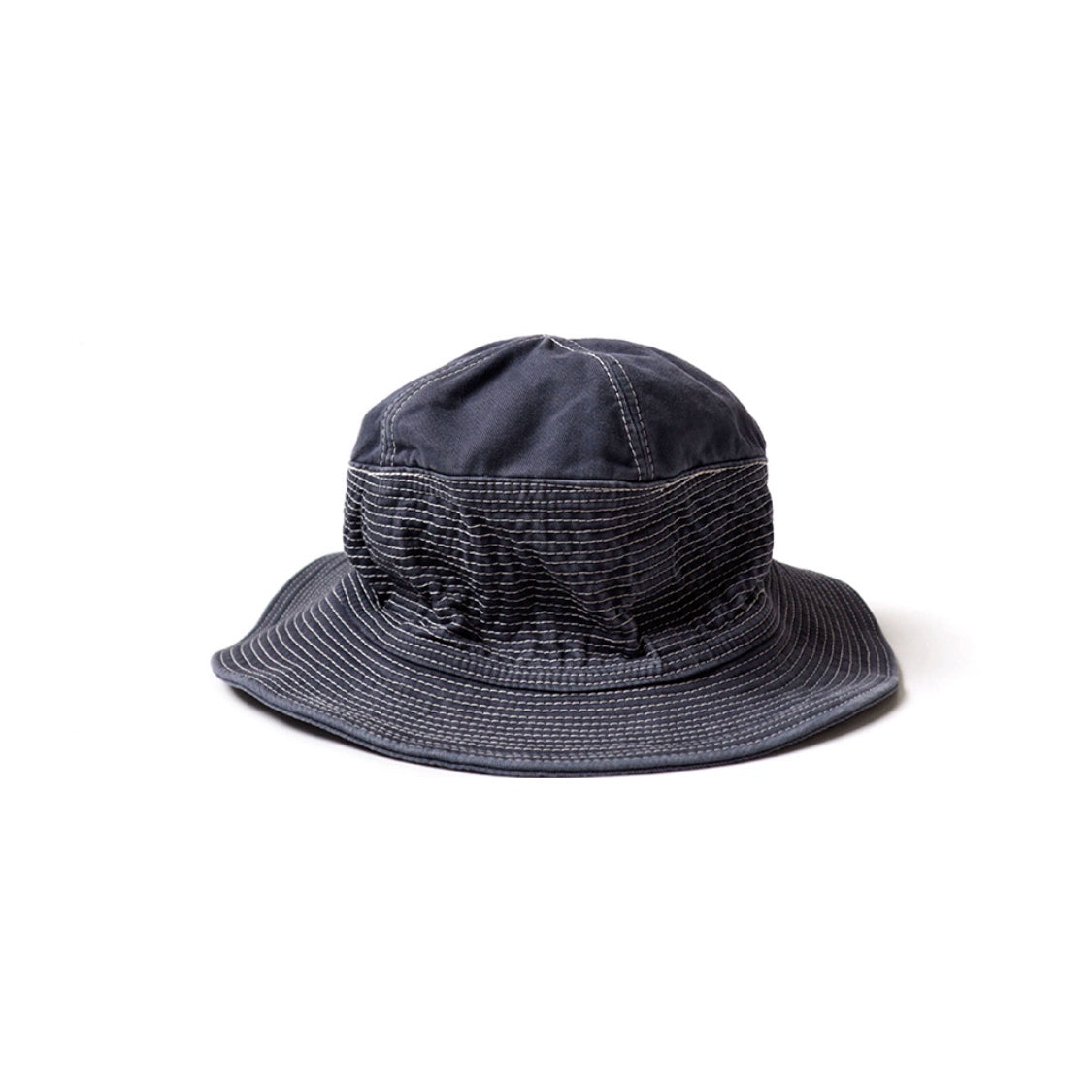21SS Retro Khaki Distressed Batik Washed Casual Sun Visor Bucket Hat