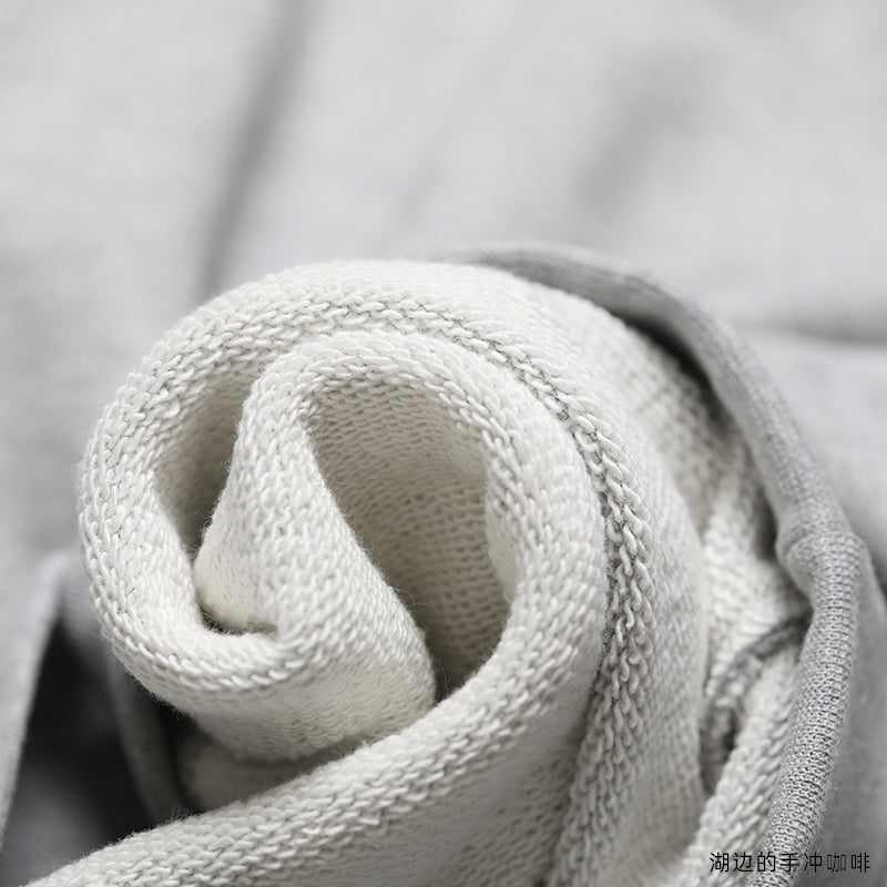 Spot n.hoolywood Richao basic cotton terry waist adjustment sweatshirt sweatpants High gram weight