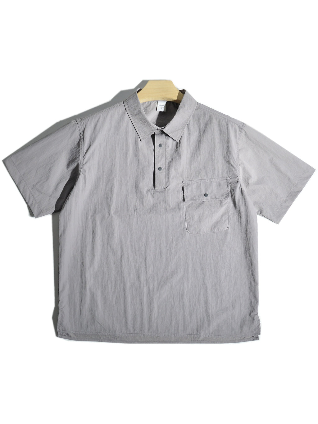 Summer thin quick-drying mountain outdoor half-collar pullover short-sleeved shirt Japanese loose casual shirt men