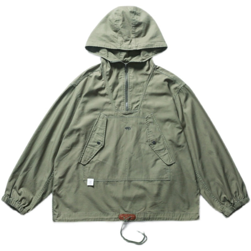 Overalls jacket men's day tide loose hem zipper coat