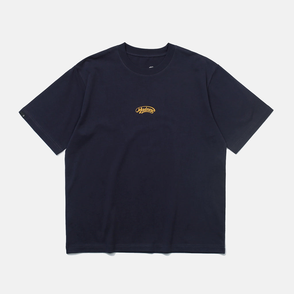 Summer heavyweight short-sleeved T-shirt loose round collar short tee