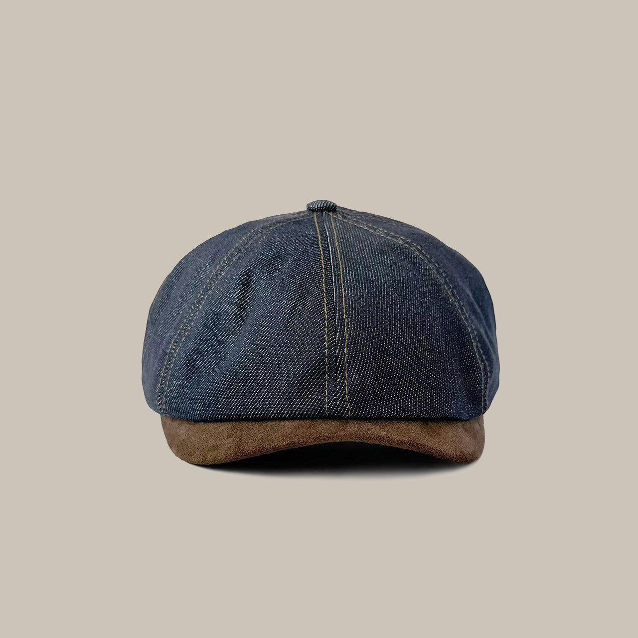 Washed Denim Painter Hat – Niche Unisex Japanese Casual