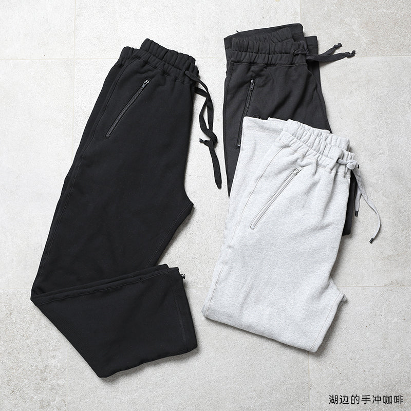Spot n.hoolywood Richao basic cotton terry waist adjustment sweatshirt sweatpants High gram weight
