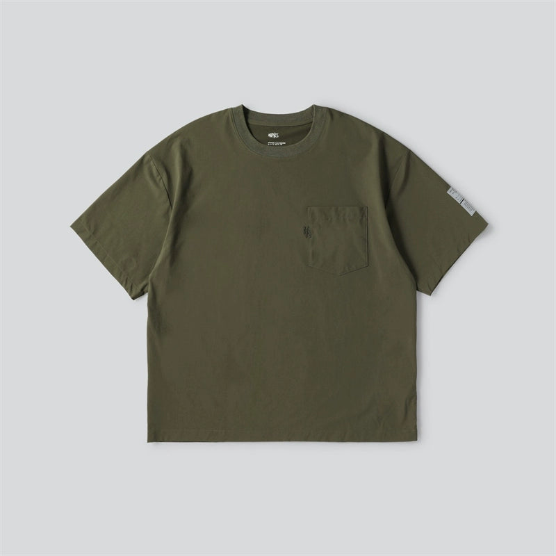Short sleeve t-shirt summer pocket t-shirt