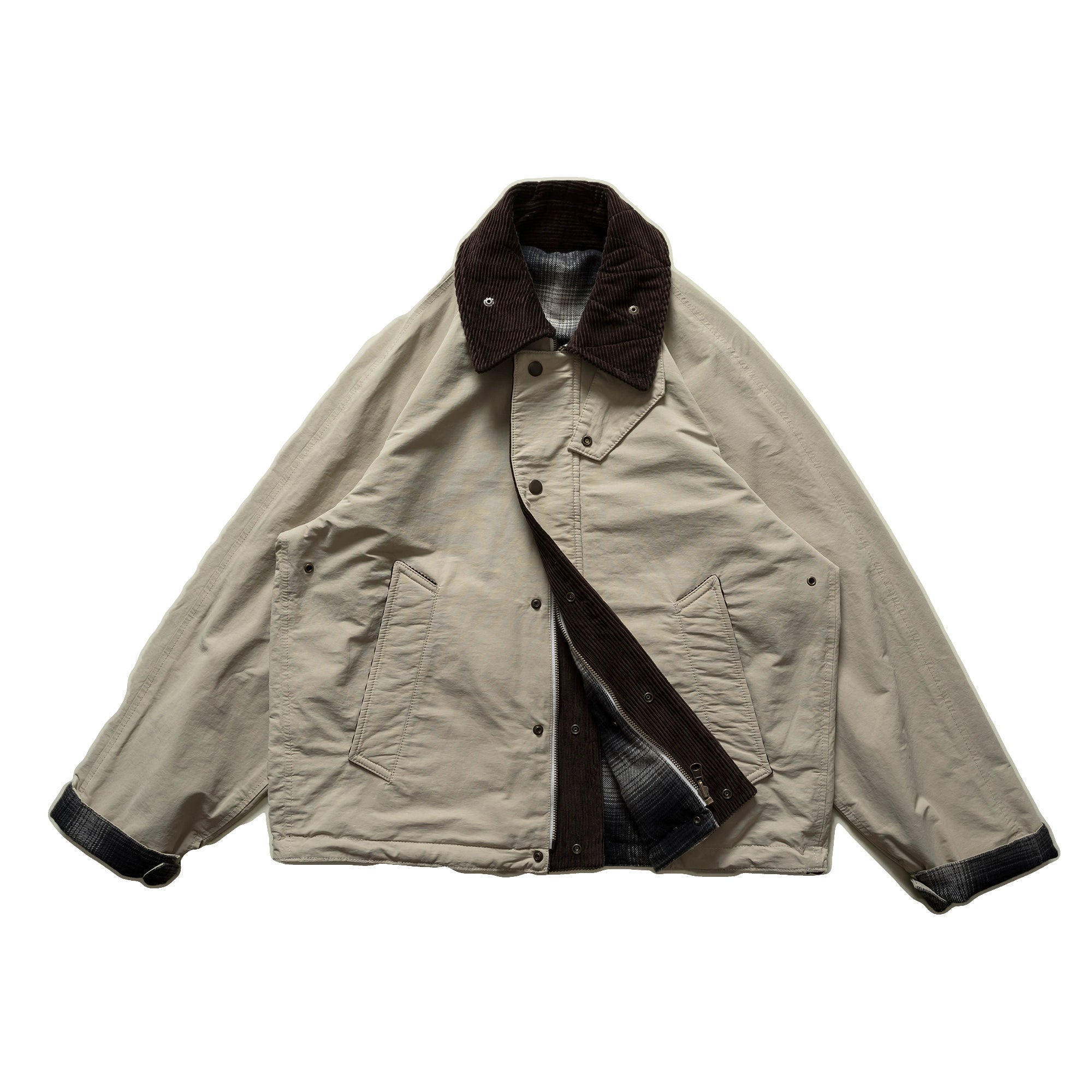 Vintage Safari Cargo Jacket – Short Loose Barn Style (Unisex)