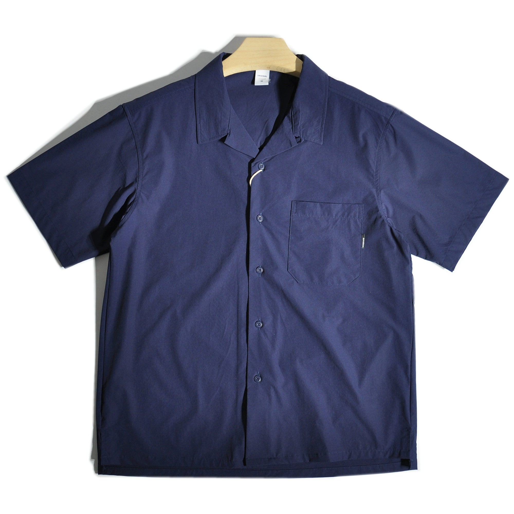Cuban collar summer thin quick-drying short-sleeved shirt Japanese loose casual shirt