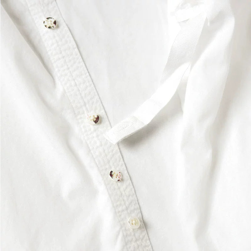 Japanese deconstructed a variety of ways to wear loose plain robe shirt men and women