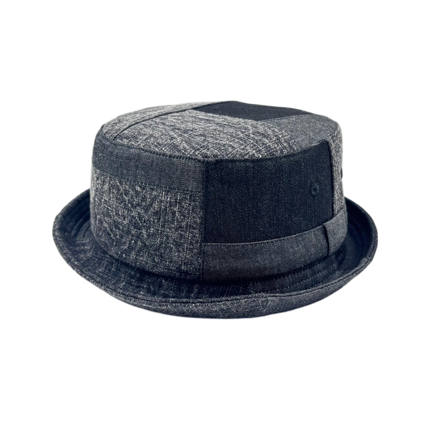 Washed Denim Wide Brim Fedora Hat – Retro Casual Breathable Unisex Sun Hat