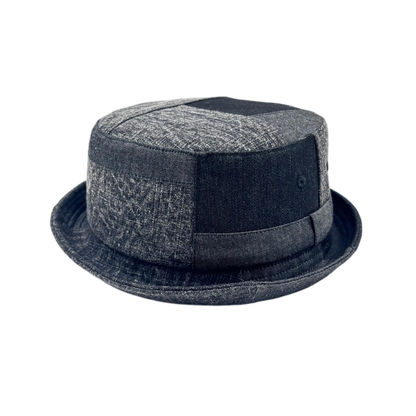 Washed Denim Wide Brim Fedora Hat – Retro Casual Breathable Unisex Sun Hat
