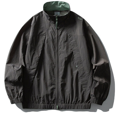 Quick-Dry Stand-Collar Outdoor Jacket – Mountain Oversized Unisex – Japanese vintage | fall outfits 2026 | fall winter outfits | classy winter outfits | lazy comfy outfits | japanese streetwear | vintage workwear | yamalin clothes | Yamalinclothes