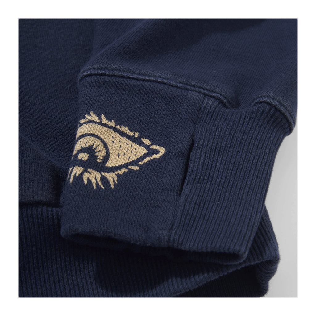 Kapital 25SS Japanese Casual Sweatshirt - Eye Print Distressed Loose Crewneck Pullover