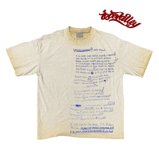 Broken hole niche washed t-shirt shoulder old high street short sleeve dark tattoo artist