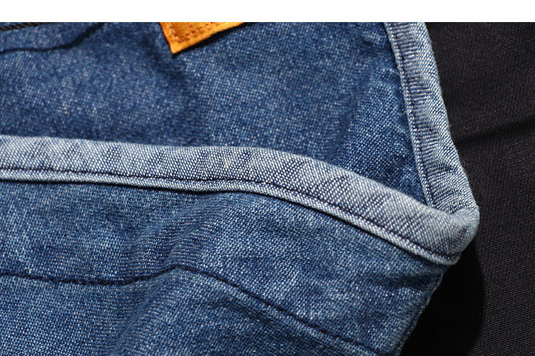 Japanese single foreign trade Japanese street Ami Kaji retro youth men's denim jacket autumn thin cotton jacket