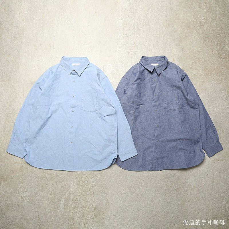 Mountain series loose breathable washed long sleeve shirt