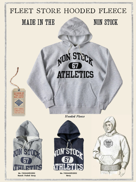 American Retro Heavyweight Hoodie - 500g Terry Cotton Pullover Sweatshirt