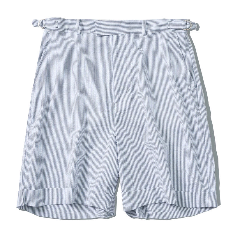 seersucker shorts, trousers, casual stripes, summer youth, ivy and ivy shapes are versatile
