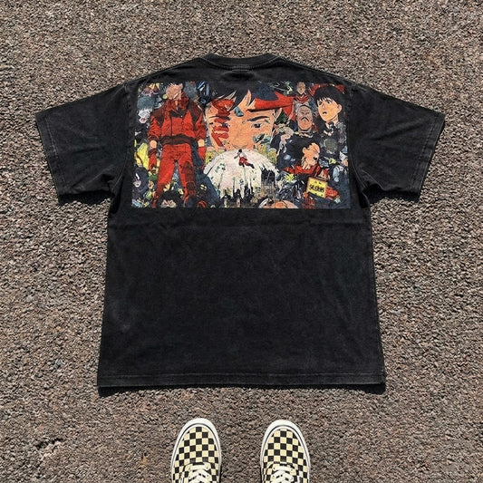 Heavyweight 260g! Original design Akira full-back niche short-sleeved T-shirt