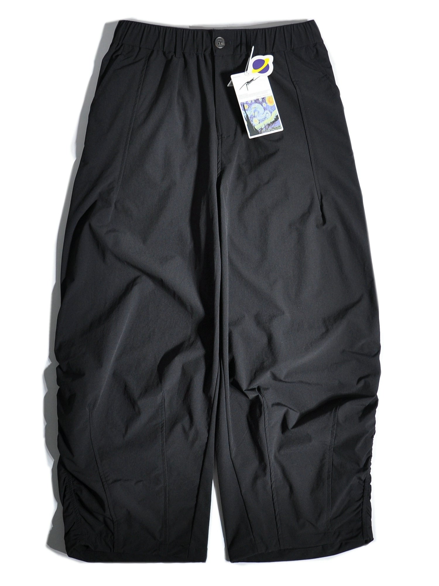 Japanese CityBoy Mountain Outdoor Functional Quick-Drying Wide-Leg Cargo Pants Loose Straight Drap Silhouette Leggings