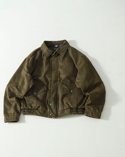 Washed Windproof Workwear Jacket – Vintage Loose Unisex