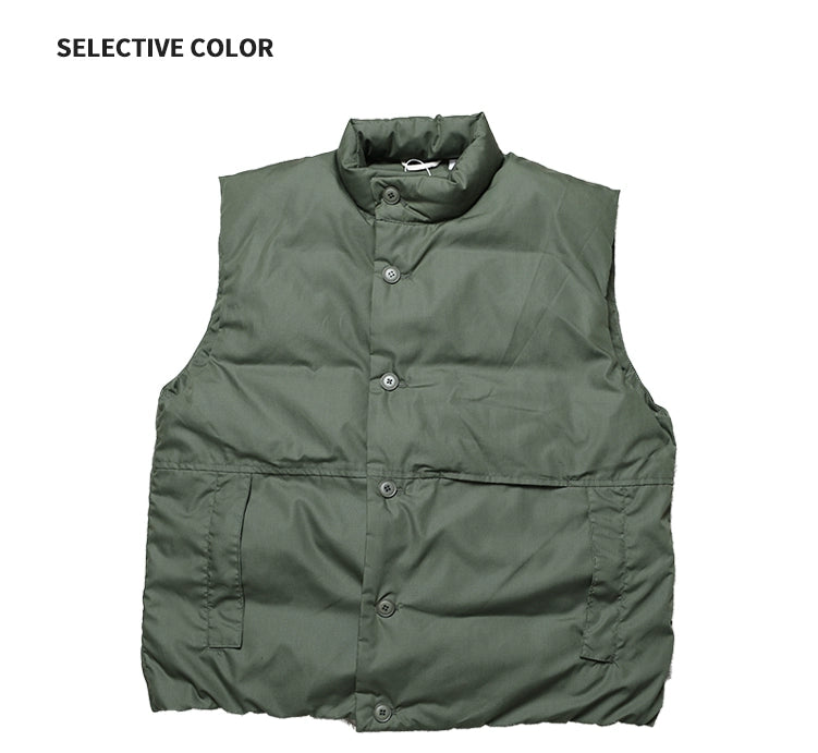 Spot nanamica insulation two-color warm down vest, windproof and waterproof outdoor leisure