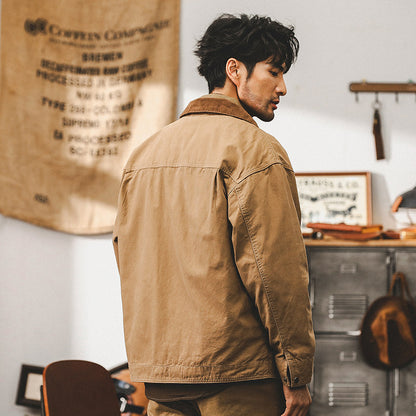 American retro Detroit jacket men's spring trendy tough guy overalls Ami Kaji vintage coat men's spring and autumn style | Japanese vintage | yamalin clothes | Yamalinclothes