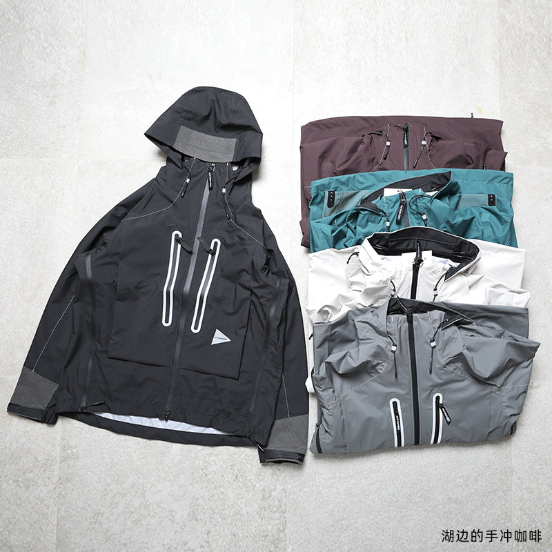 In stock and wander 24SS pertex windproof waterproof outdoor casual full laminated 5 color jacket