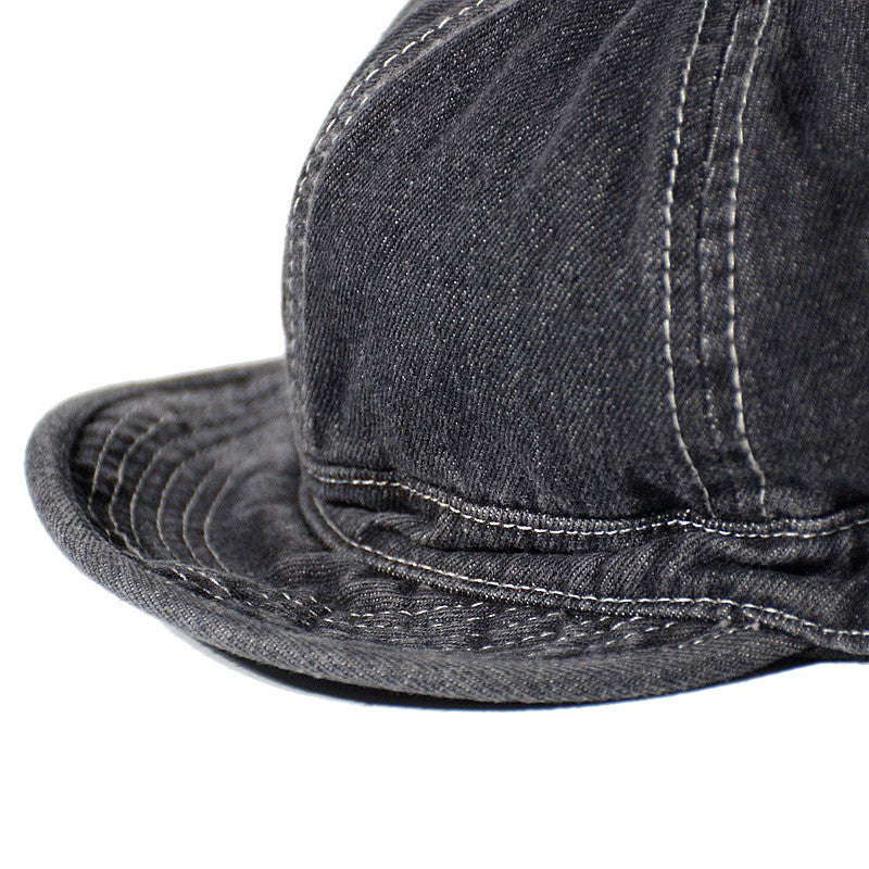Japanese Vintage Distressed Denim Baseball Cap – Workwear Unisex Streetwear Hat – Japanese vintage | yamalin clothes | Yamalinclothes