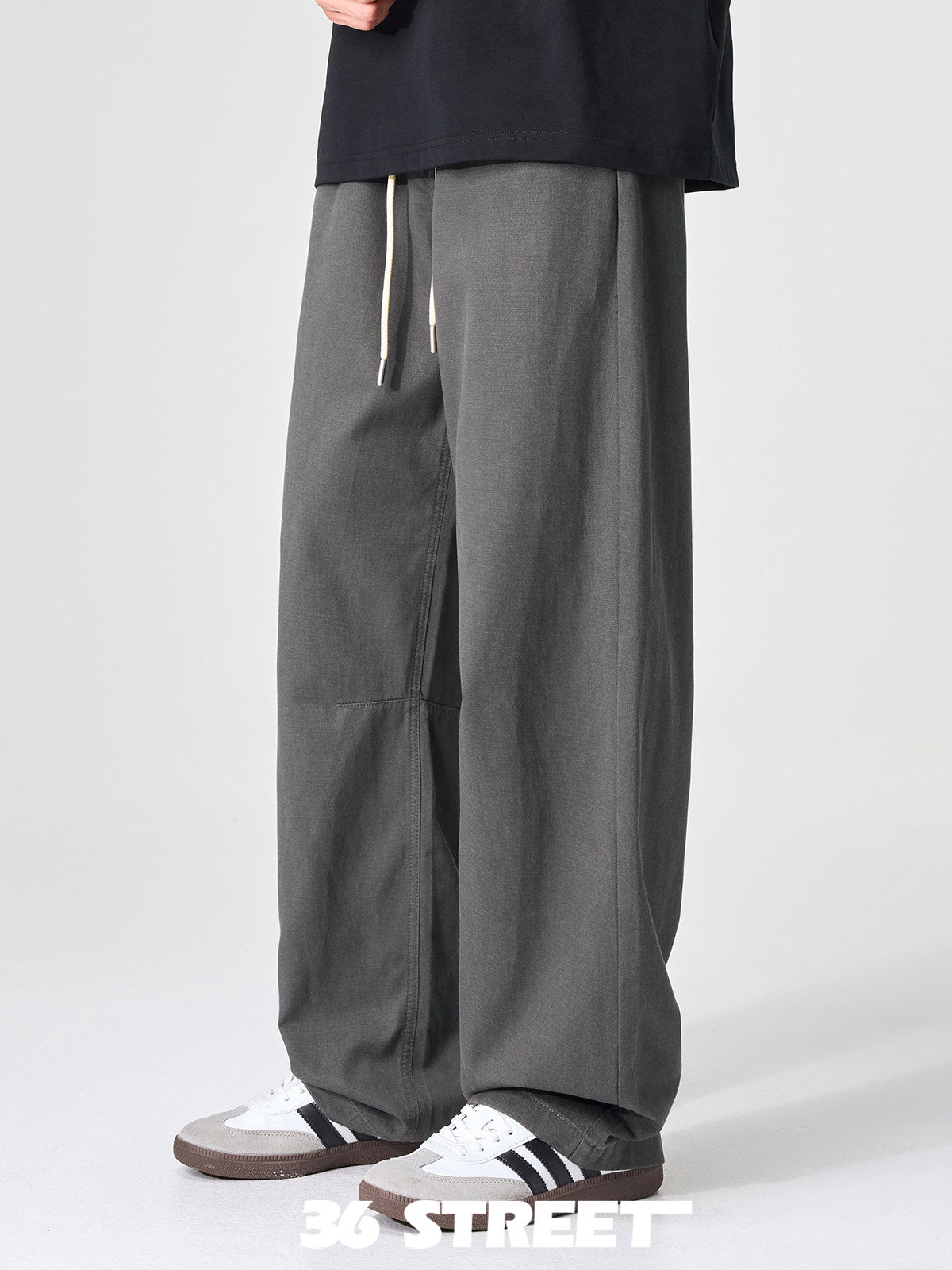 {{ Japanese Tencel Lyocell Loose Straight Cargo Pants – Cool Summer Slacks for Men – Japanese vintage | yamalin clothes | Yamalinclothes }}