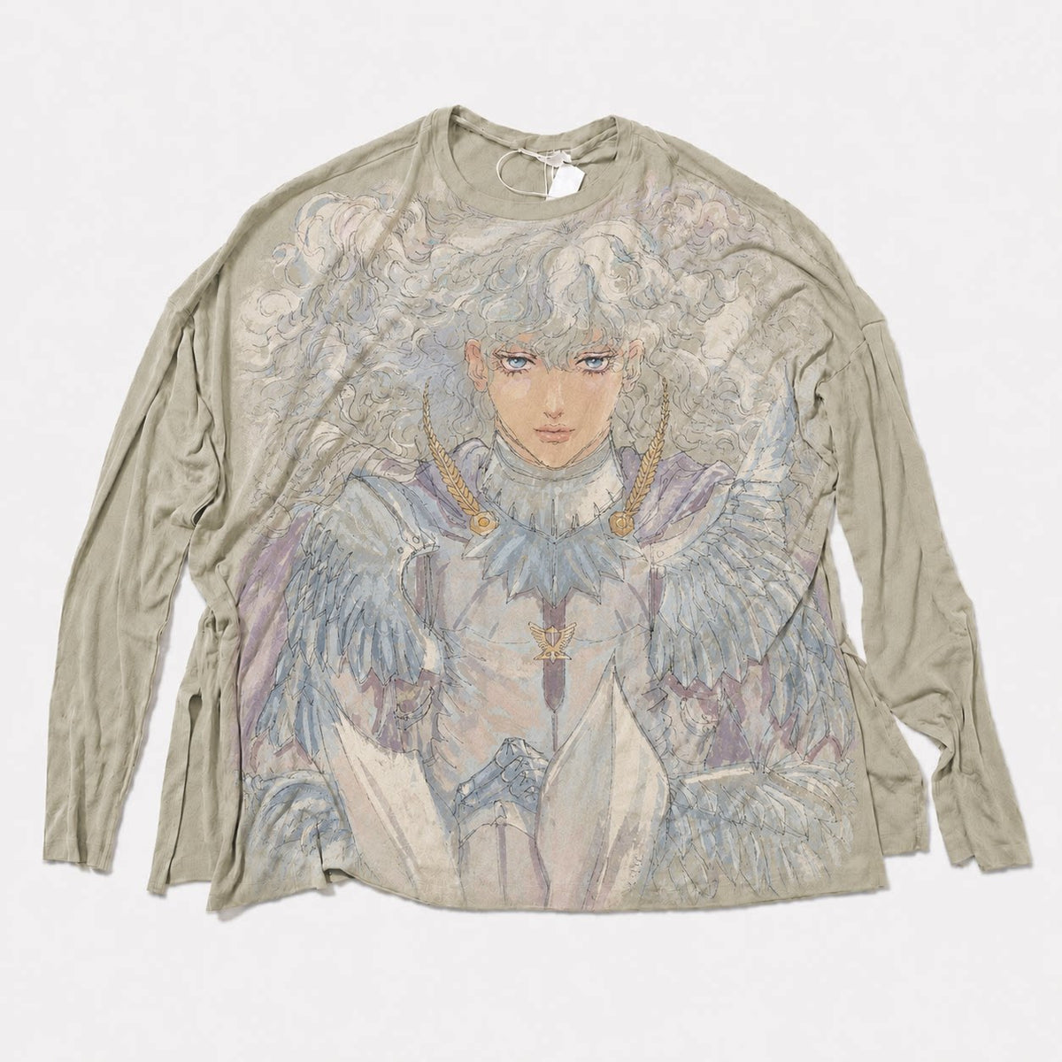 Oil Painting Long-Sleeve T-Shirt – Vintage Loose Fit – T-Shirts | japanese streetwear | vintage workwear | unisex | Yamalinclothes