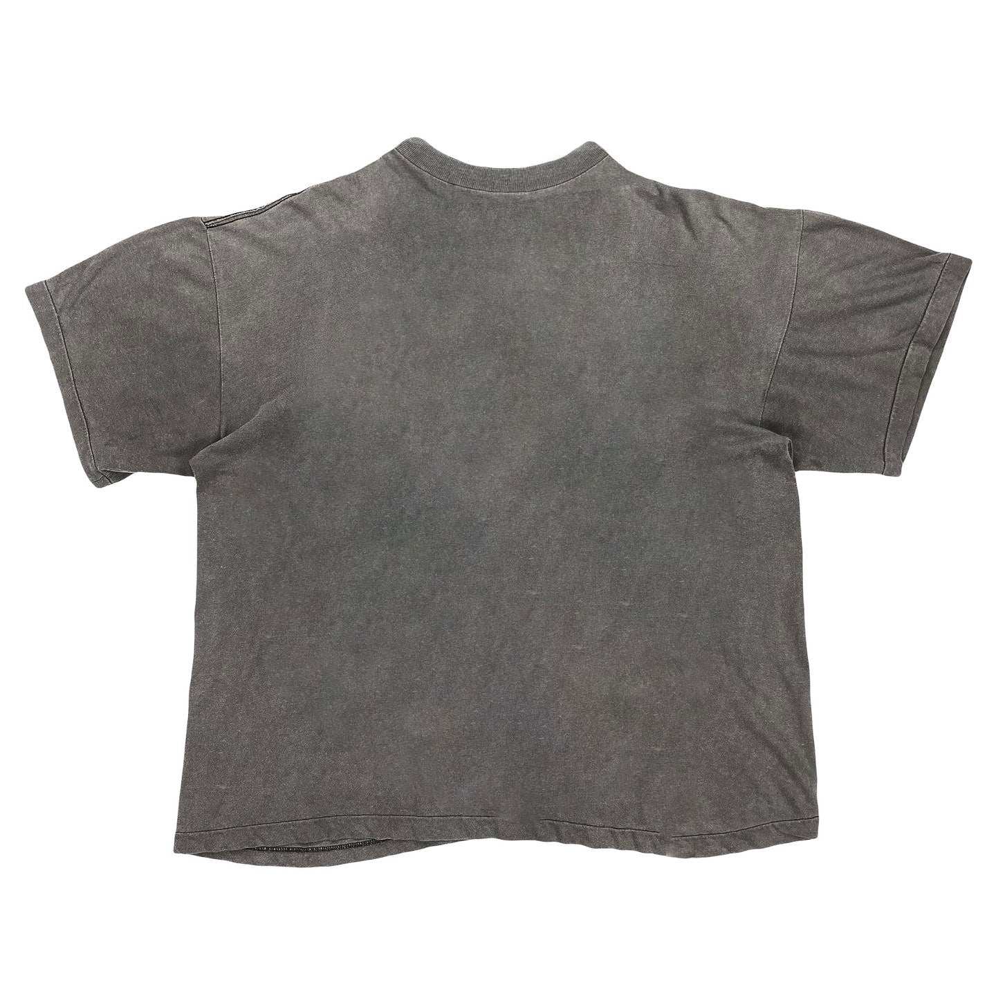 Tattoo Distressed Gradient Wash Short Sleeve Ripped Decadent Dark Dark T-shirt