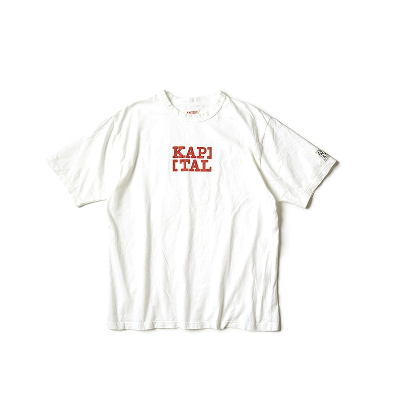 Japanese casual unisex trend print logo short sleeve T-shirt