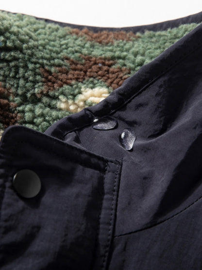 Reversible Fleece Jacket – Geometric Pattern | Yamalinclothes | Vintage workwear outfit