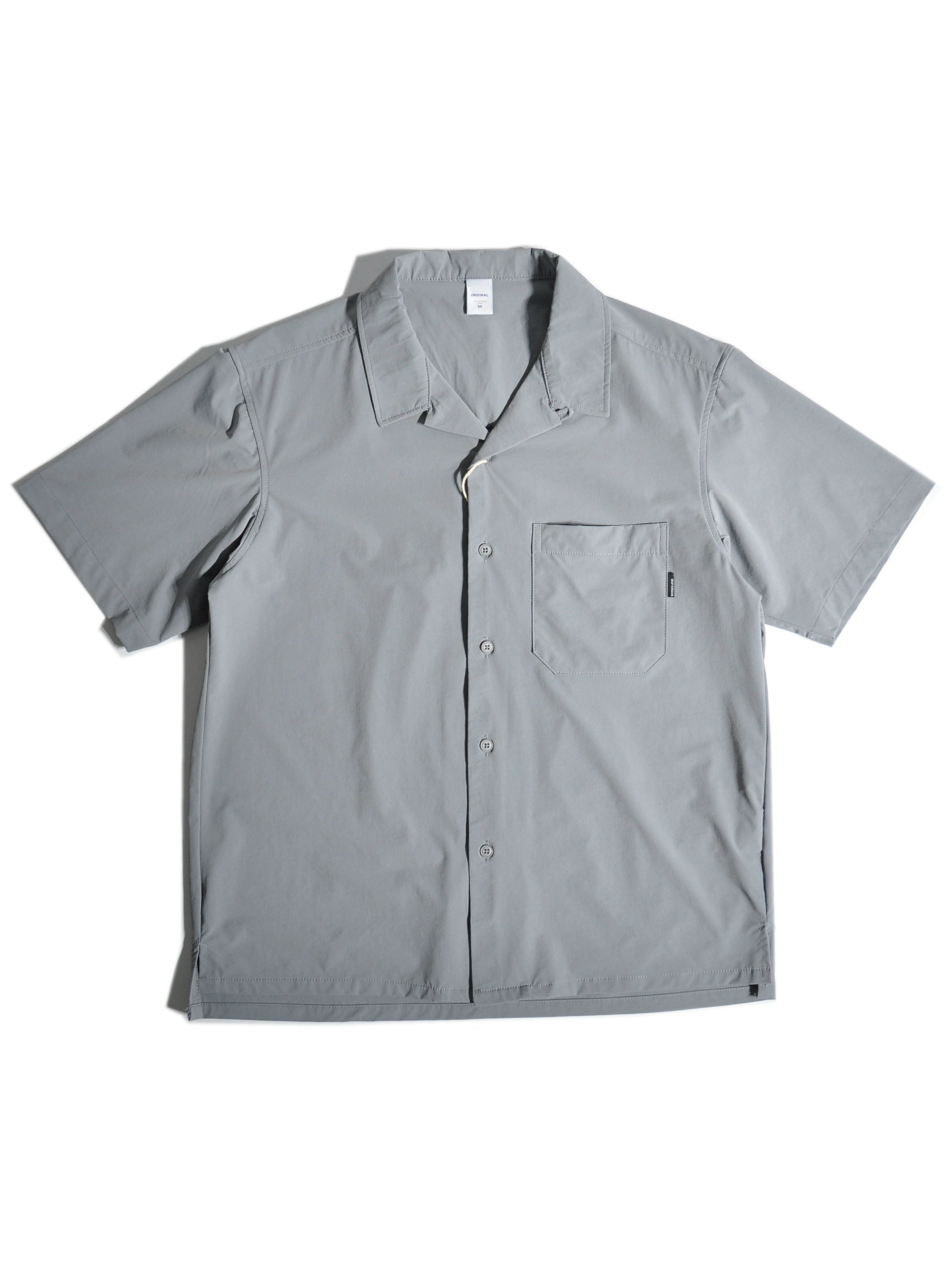 Cuban collar summer thin quick-drying short-sleeved shirt Japanese loose casual shirt
