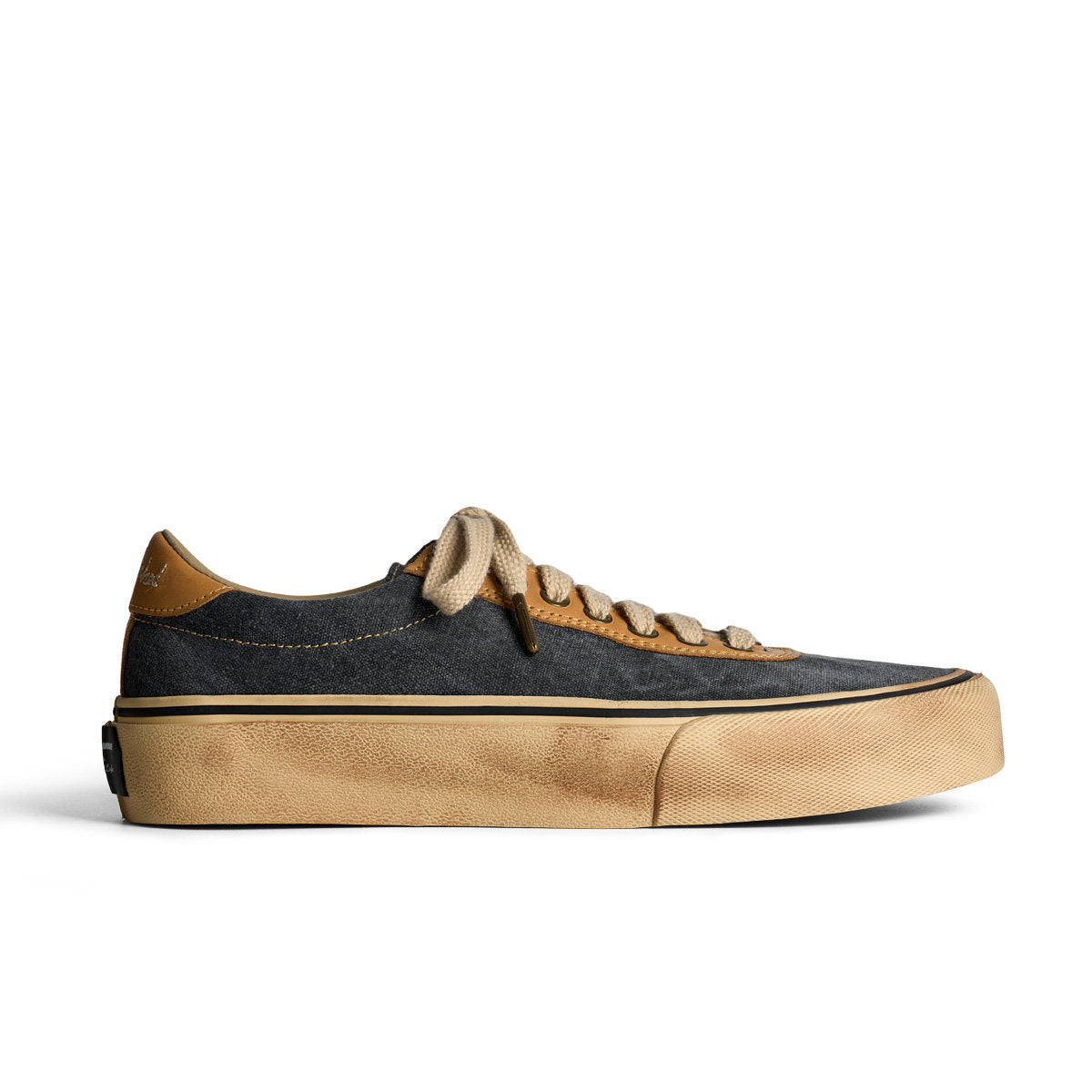 Vintage Japanese Low Top Espadrille Platform Sneakers – Washed Vulcanized Unisex Shoes – Japanese vintage | yamalin clothes | Yamalinclothes