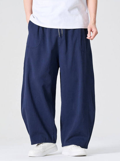 Wide-Leg Straight Pants – Japanese Vintage Loose Unisex Plus Size – Japanese vintage | fall outfits 2026 | fall winter outfits | classy winter outfits | lazy comfy outfits | japanese streetwear | vintage workwear | yamalin clothes | Yamalinclothes