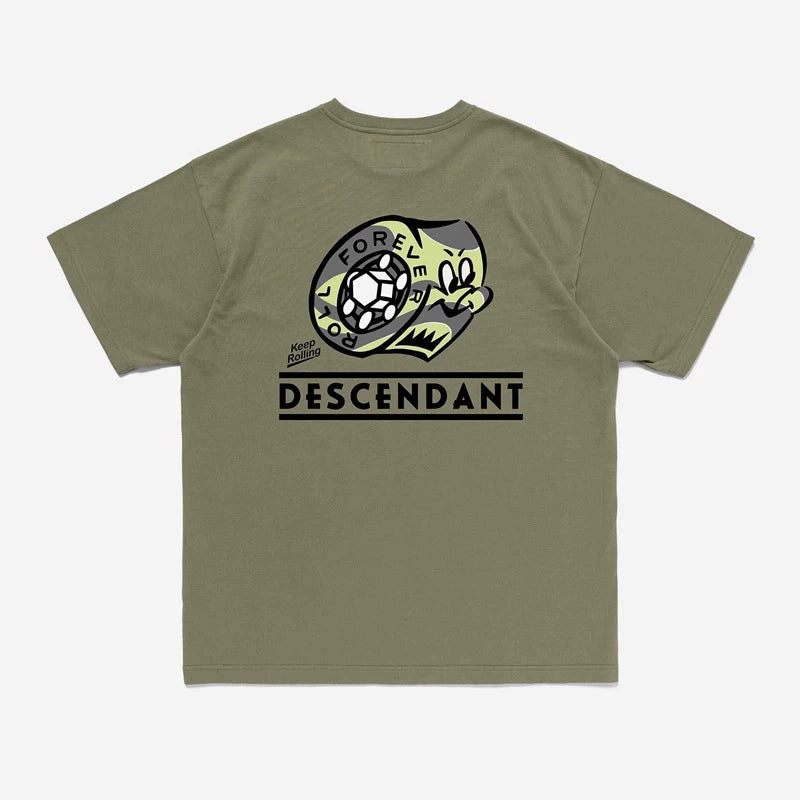 25SS tooling printing short-sleeved T-shirt loose heavy round neck fashion brand