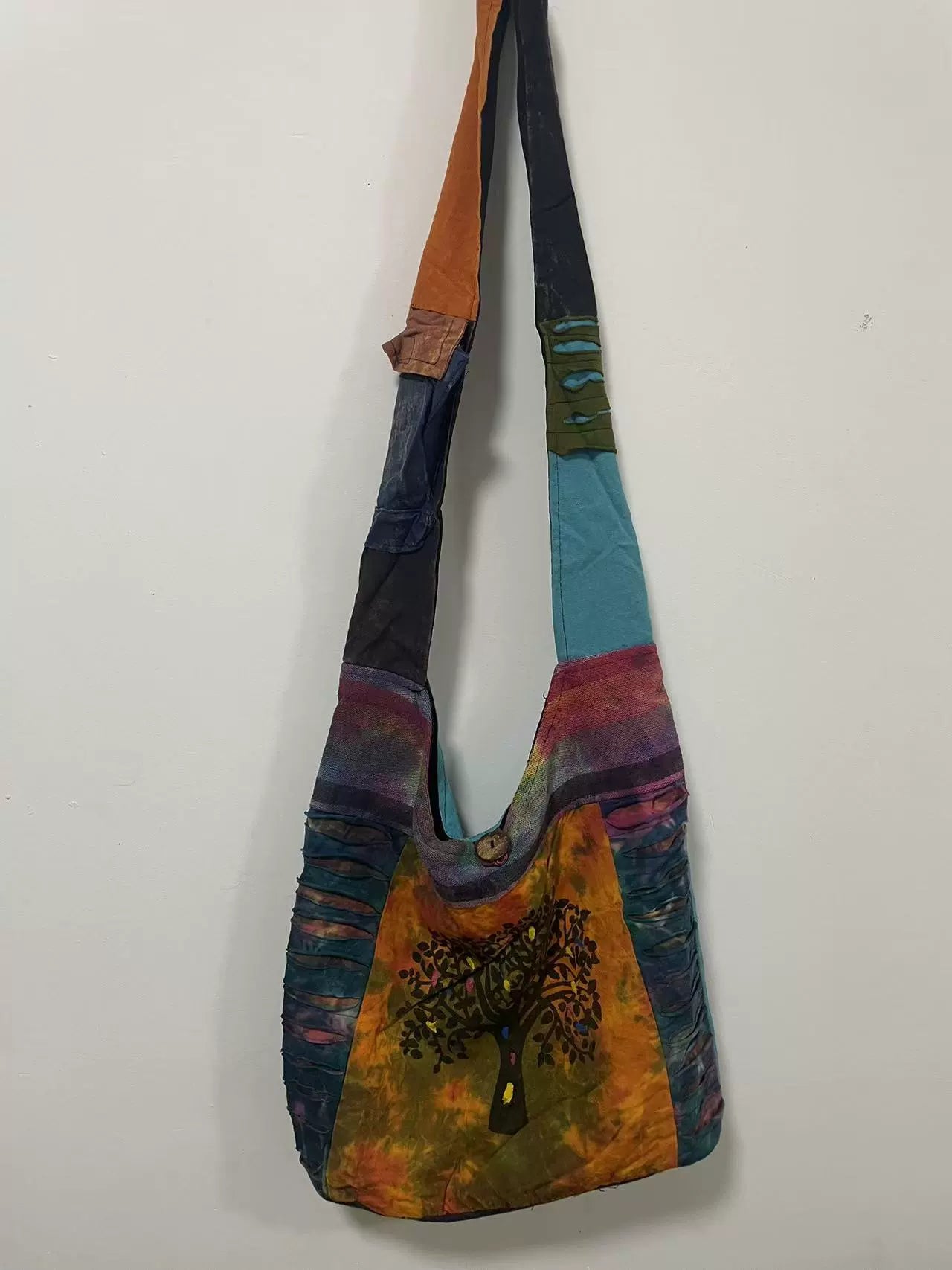 Nepalese women's bags, net red bags, handmade bags, large-capacity shoulder bags, travel outdoor storage, cross-body bags