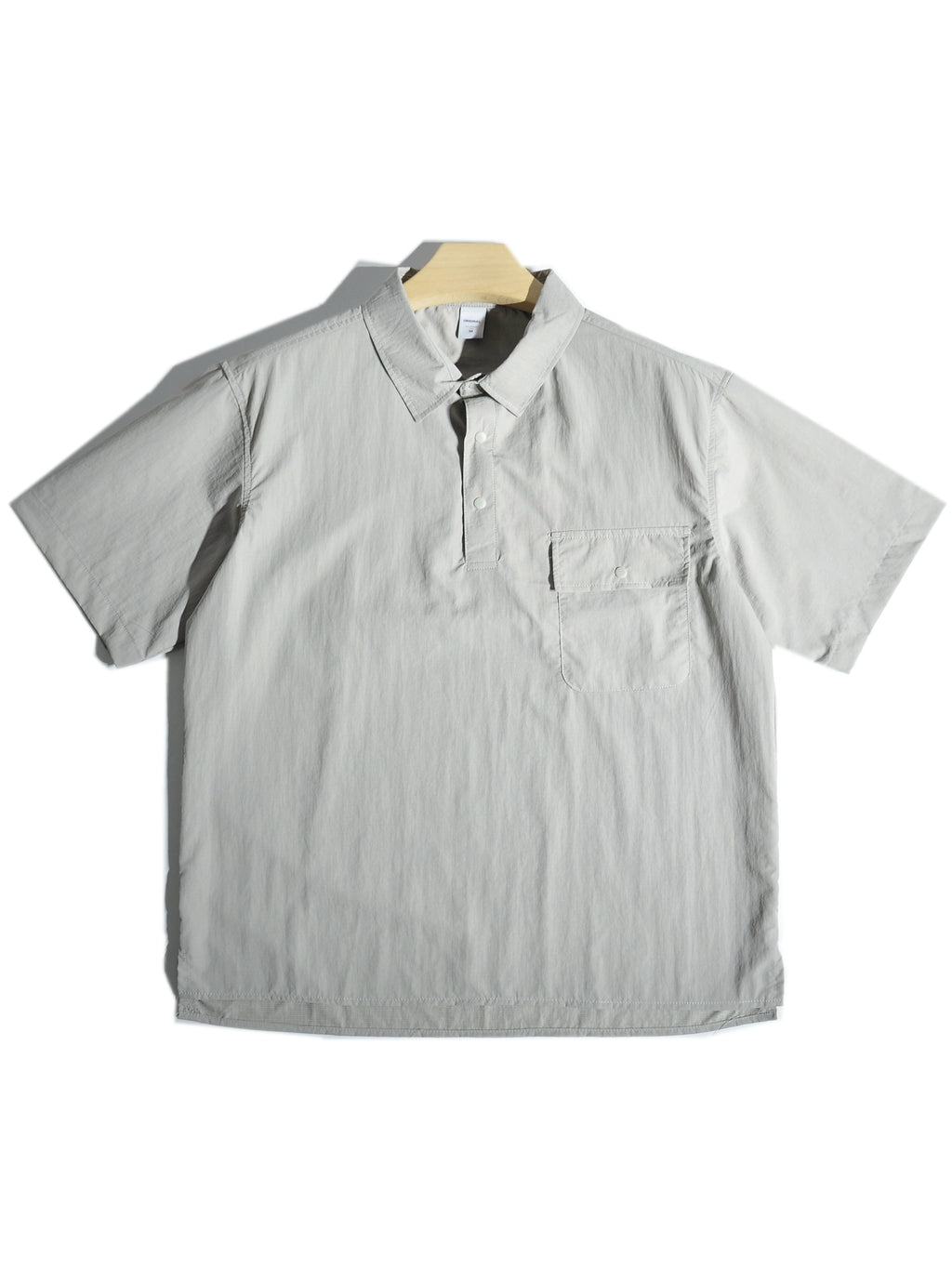 Summer thin quick-drying mountain outdoor half-collar pullover short-sleeved shirt Japanese loose casual shirt men