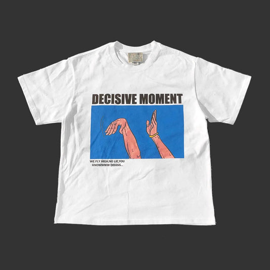 260GSM Heavyweight Short Sleeve T-Shirt - Regular & Drop Shoulder Streetwear Tee for Men