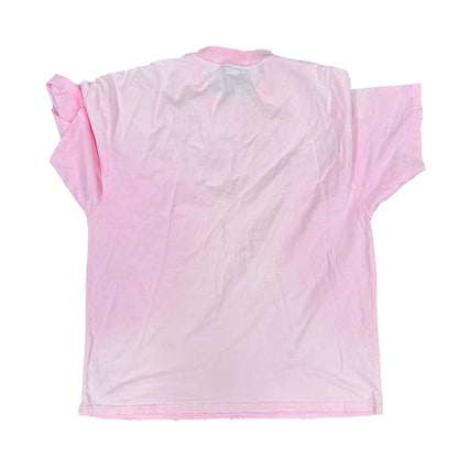 Graphic T-Shirt – Faded Typography & Dip-Dye Finish | Yamalinclothes