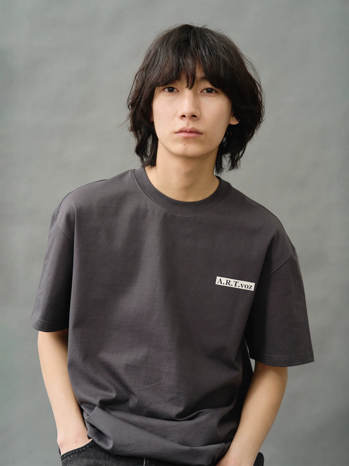 Artist joint limited edition short sleeve heavy round collar loose cool print T-shirt